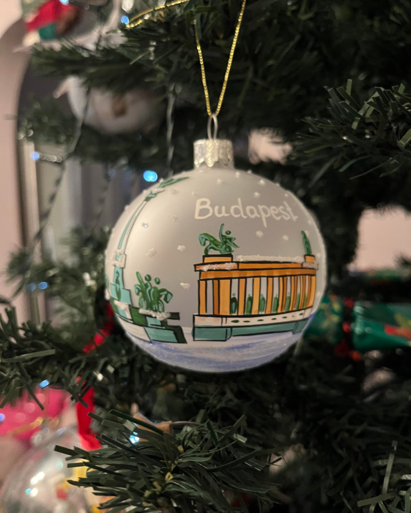 budapest christmas bauble 