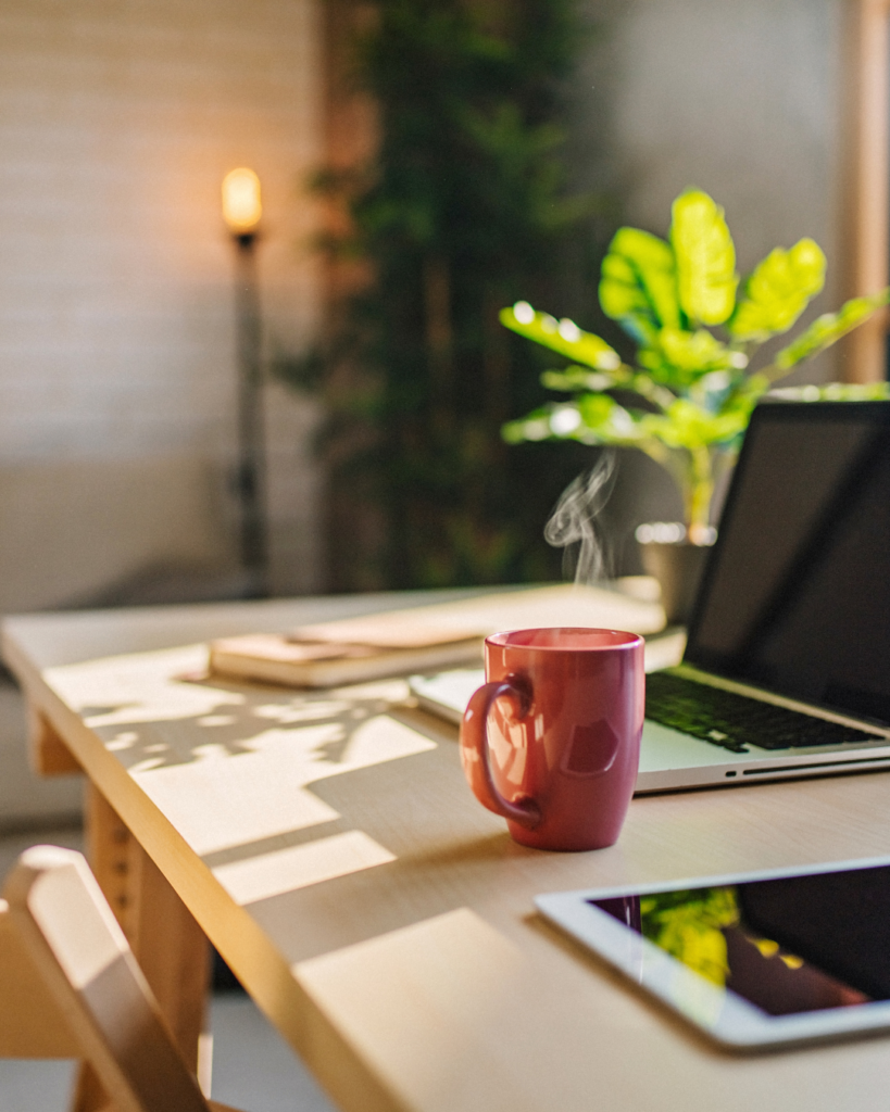 leave work till you get to your desk