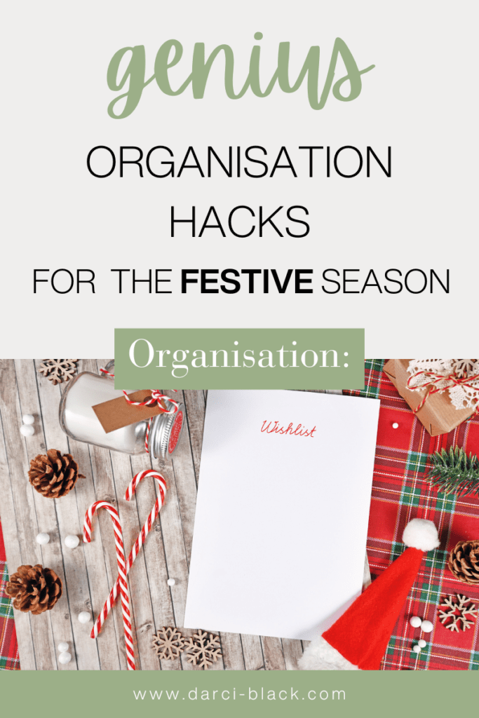 genius hacks for the festive season pin