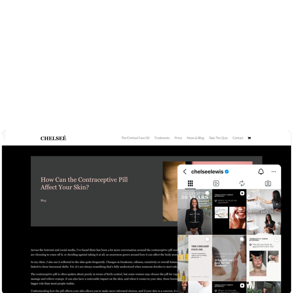 london's luxury facialist chelseé lewis case study